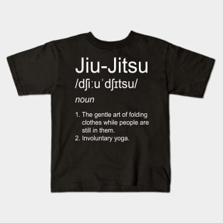 Brazilian Jiu-Jitsu BJJ Men Kids Ju-Jitsu Definition Kids T-Shirt